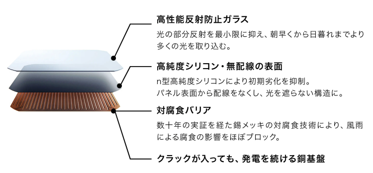 バックコンタクト構造
